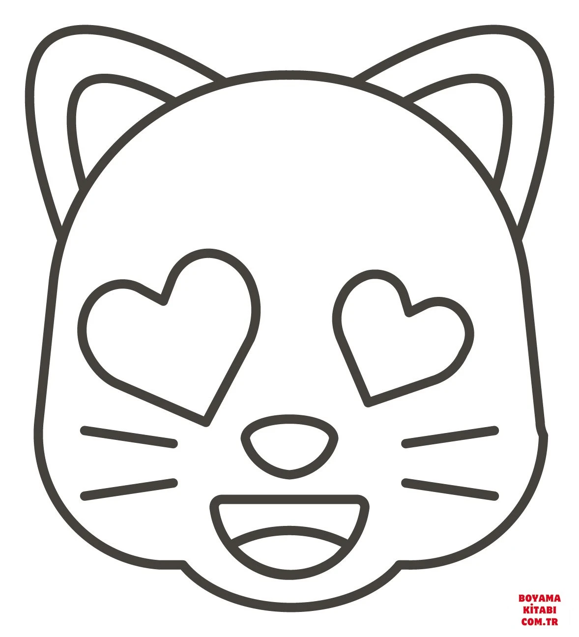 Kedi boyama sayfası – eğitici aktivite, yaratıcılık