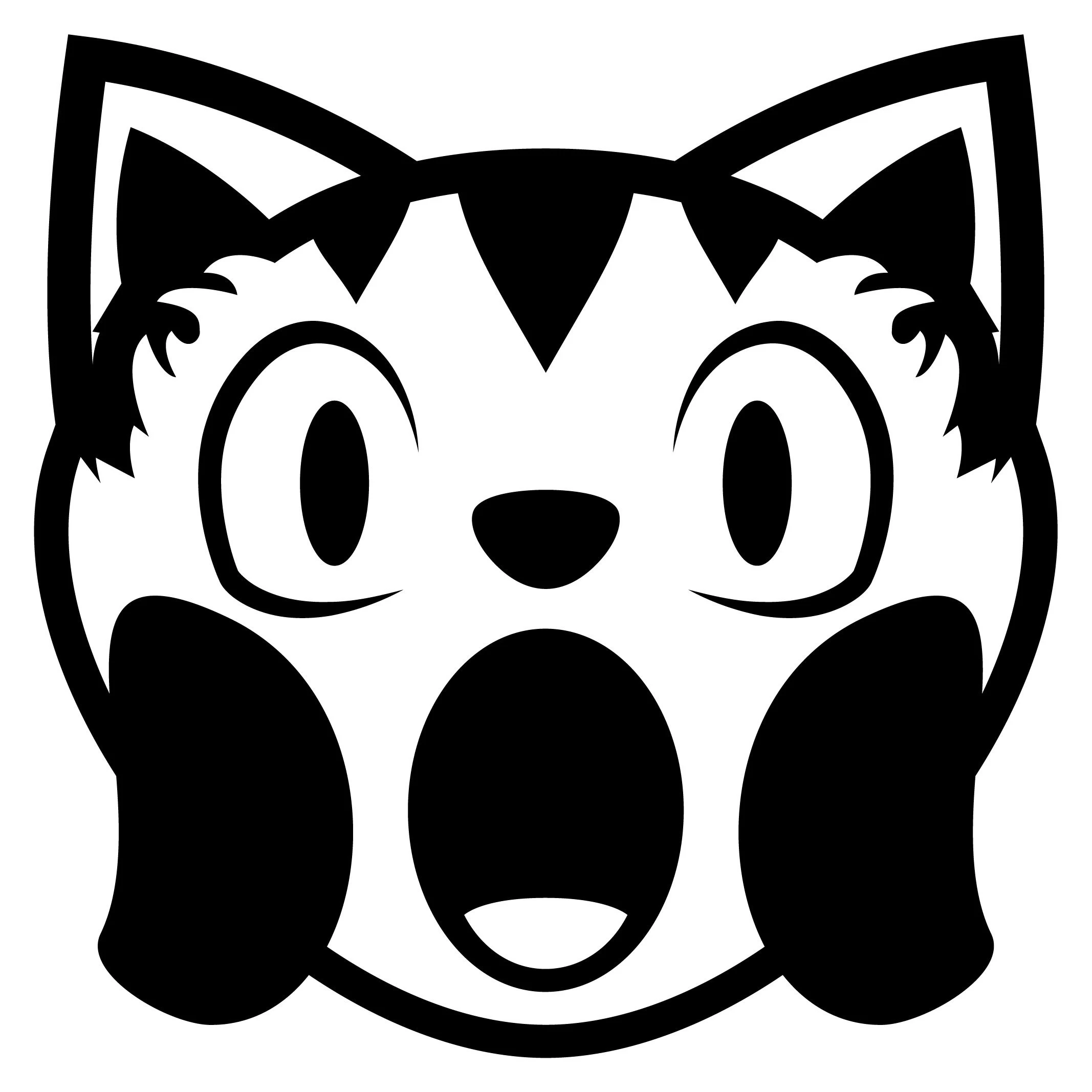 Kedi boyama sayfası – eğitici aktivite, yaratıcılık