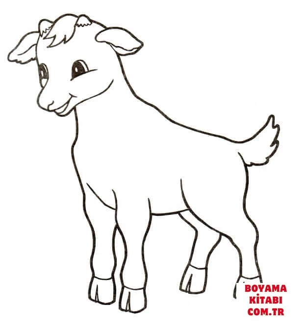 Sığır boyama sayfası – sevimli karakter, sanatsal çalışma