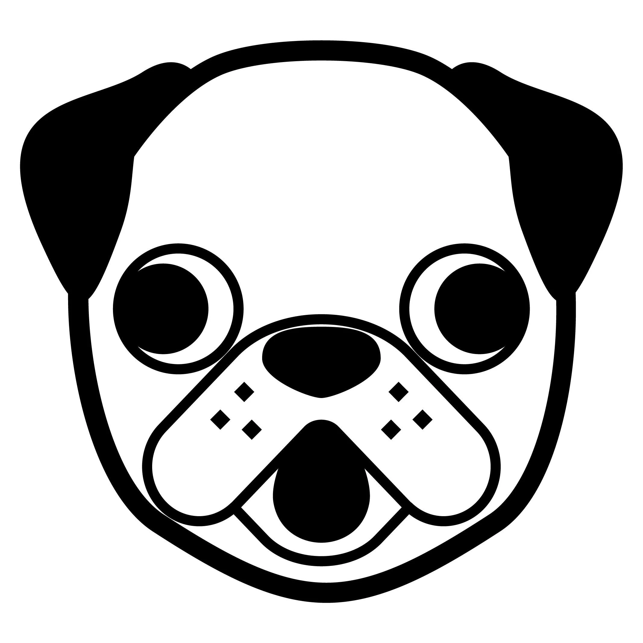 Köpek boyama sayfası #219 – sınıf etkinliği, kolay indirilebilir