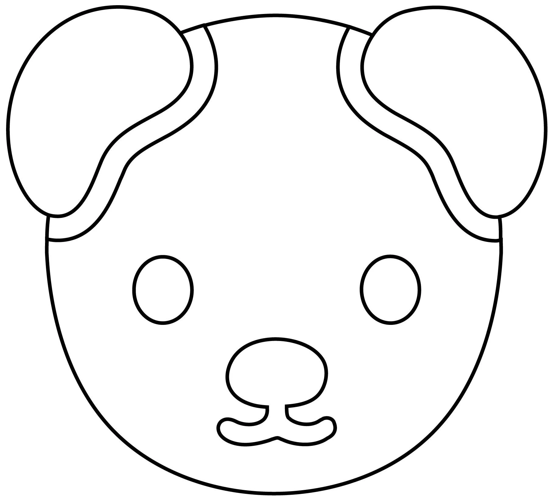 Köpek boyama sayfası #221 – motor becerileri destekler, mürekkep tasarrufu sağlar