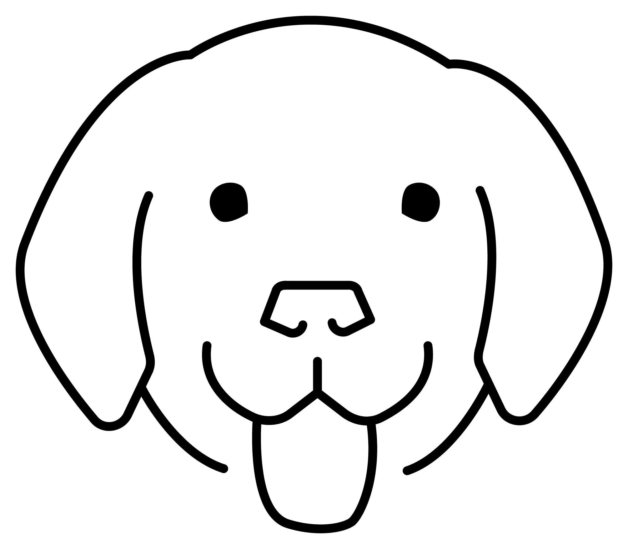 Köpek boyama sayfası #222 – hayal gücünü besler, tamamen ücretsiz