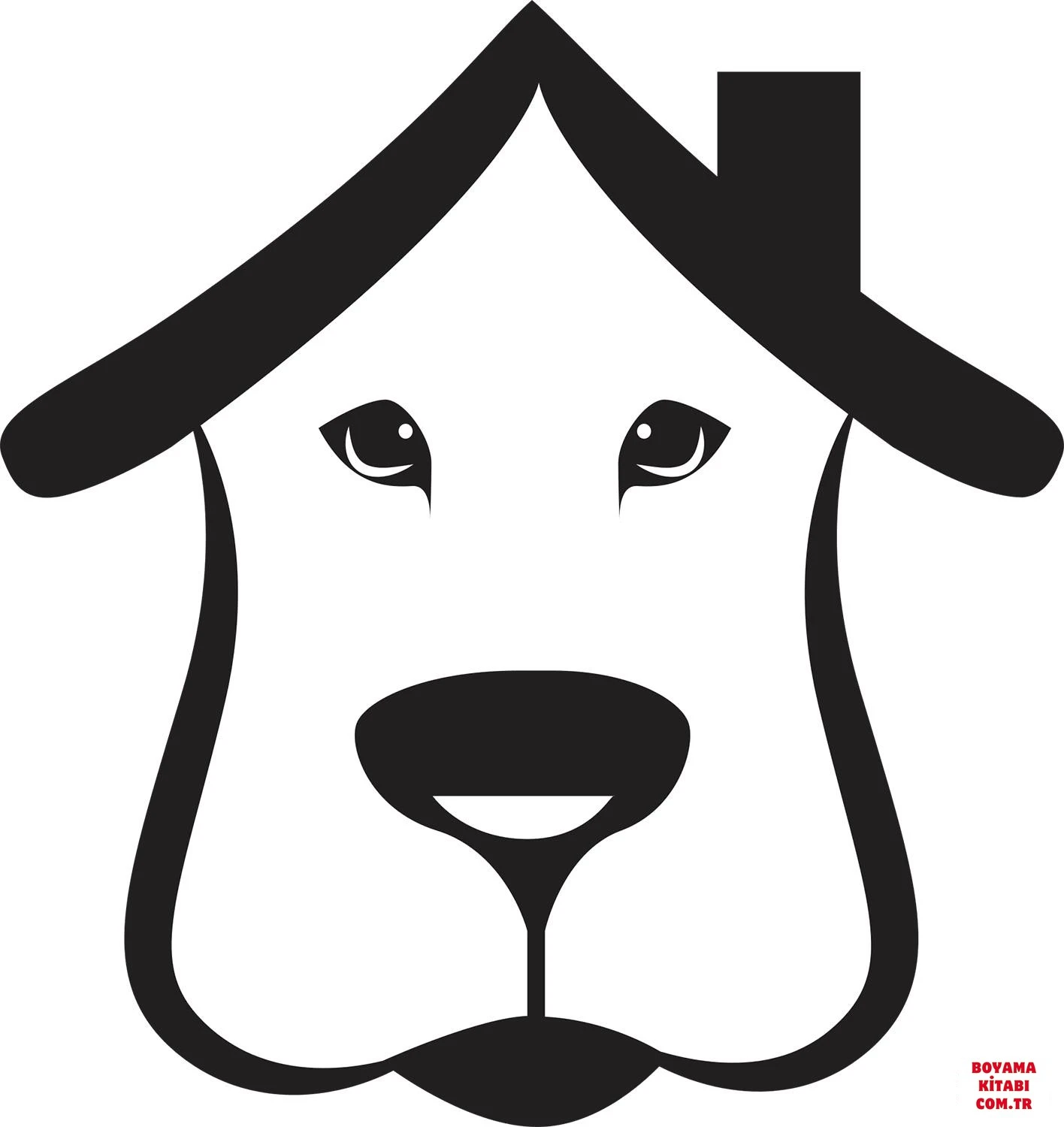 Köpek boyama sayfası #228 – mürekkep tasarrufu sağlar, PDF indir