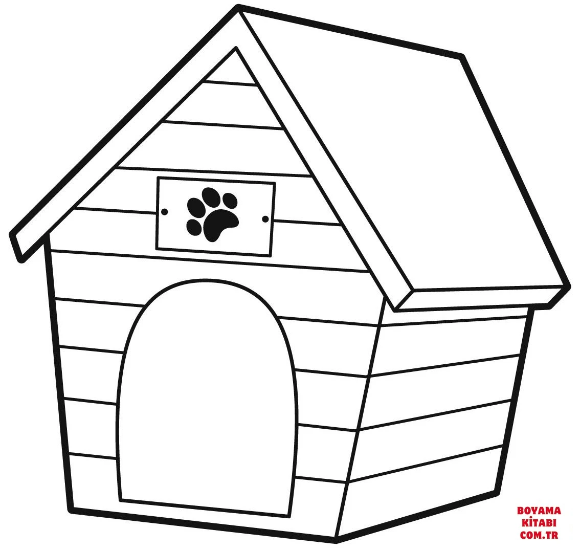 Köpek boyama sayfası #245 – el becerilerini geliştirir, boyama çalışması