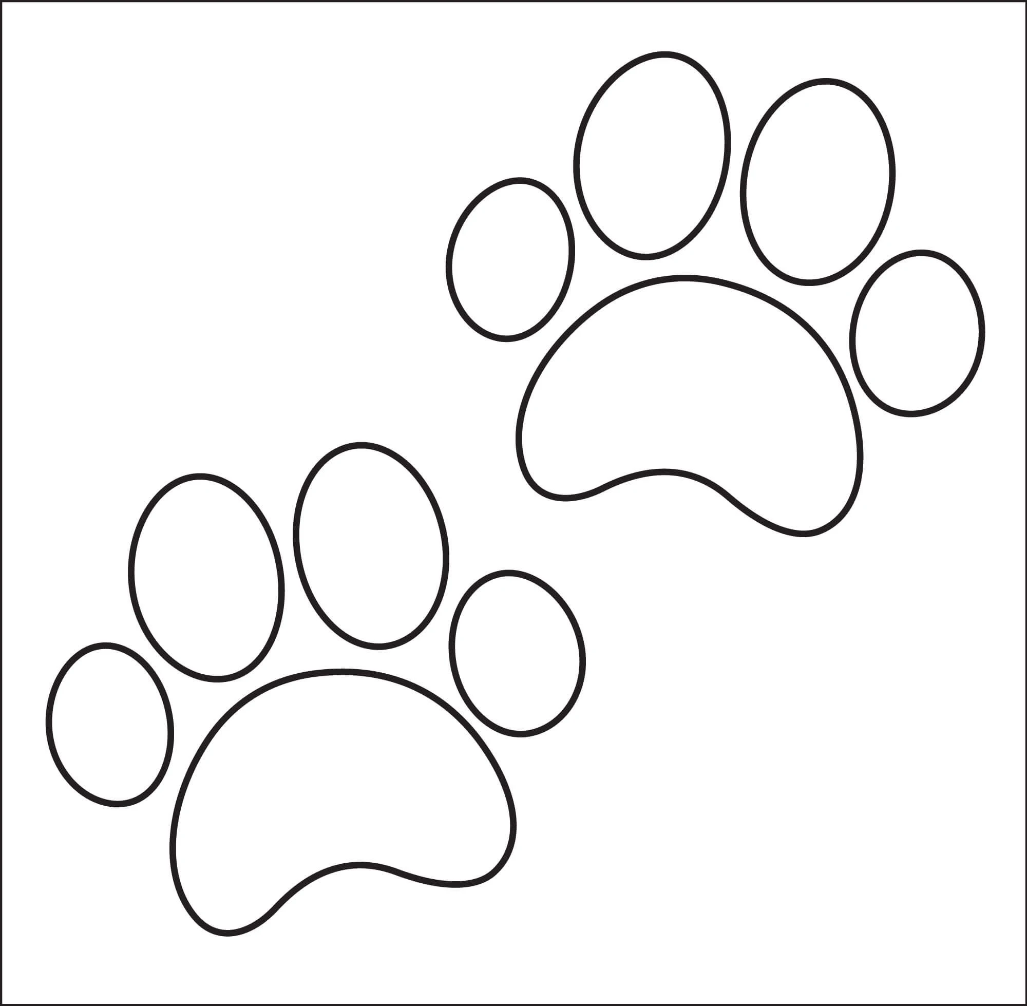 Köpek boyama sayfası #247 – evde etkinlik, anaokulu etkinliği