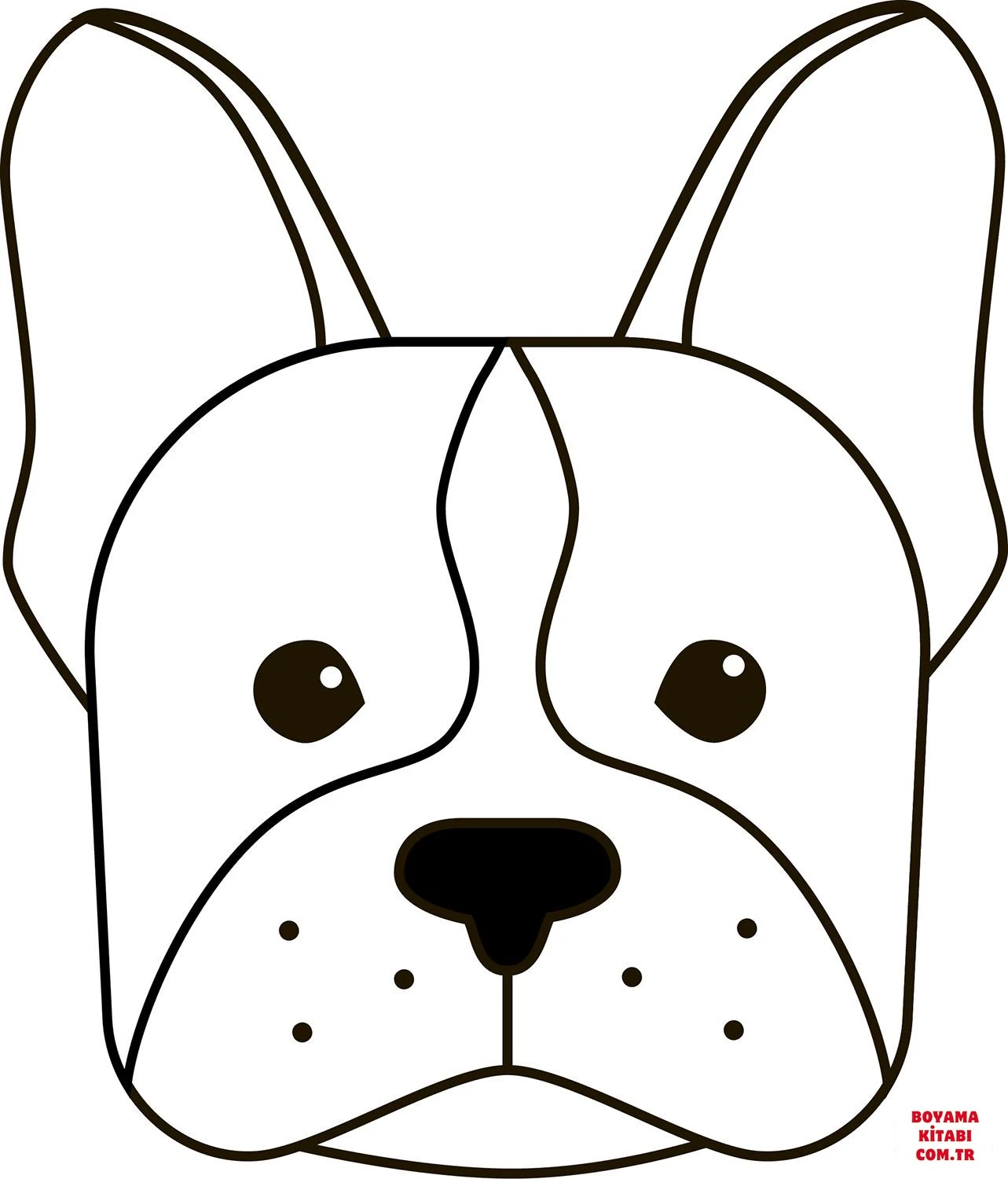 Köpek boyama sayfası #265 – ekran süresine alternatif, çocuklarla kaliteli zaman