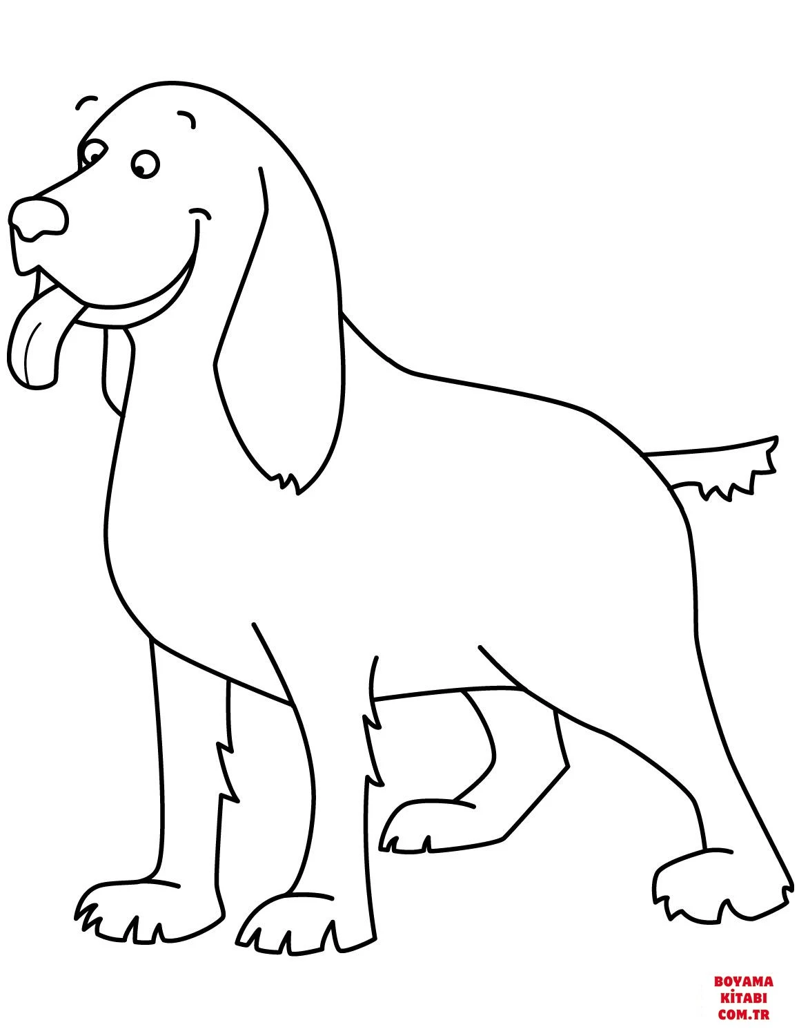 Köpek boyama sayfası #271 – yaratıcı sanat çalışması, eğlenceli etkinlik