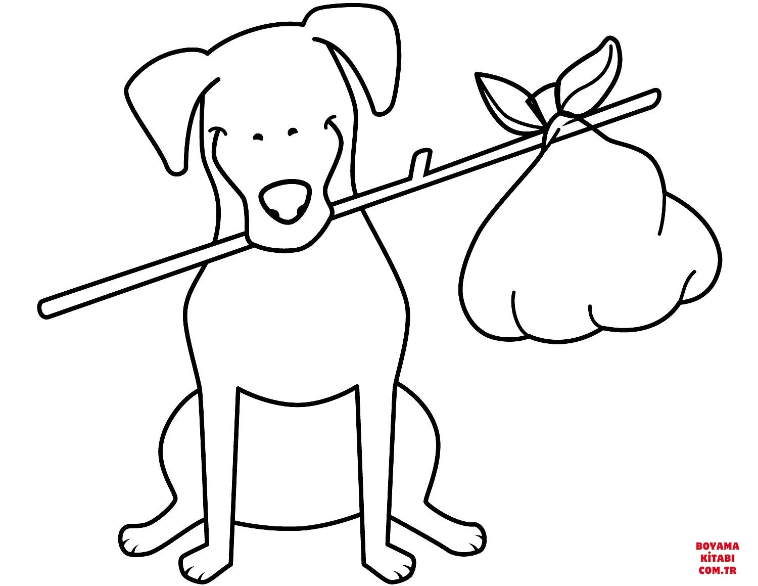 Köpek boyama sayfası #293 – renkli çizimler, dikkat ve odaklanma geliştirir