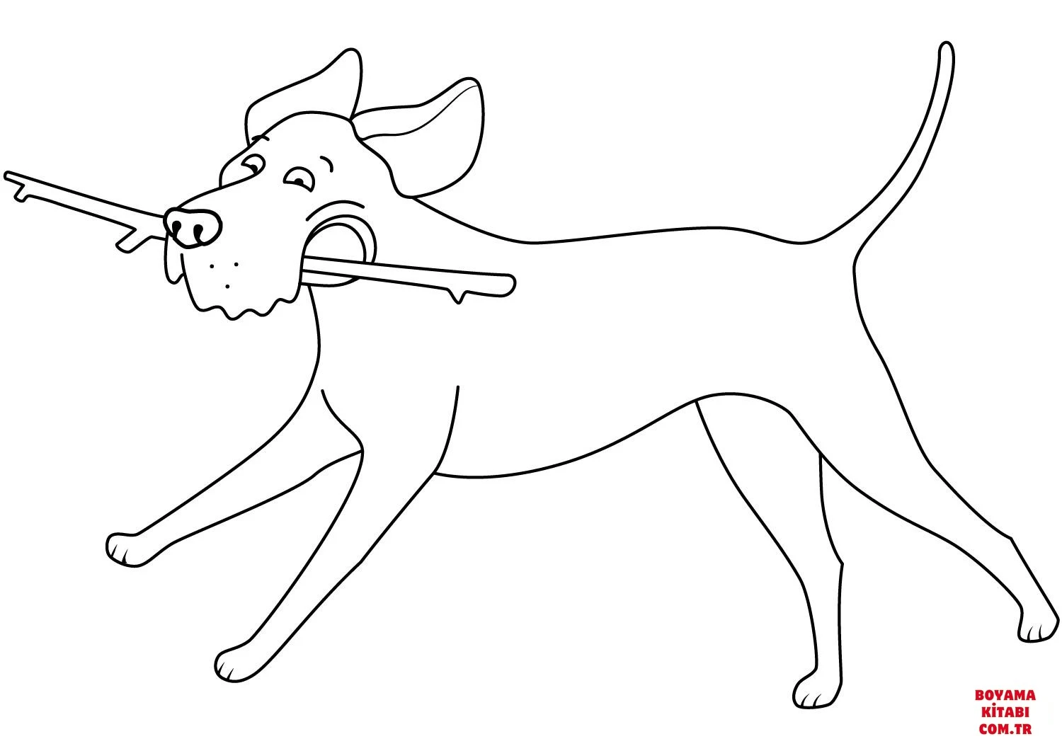 Köpek boyama sayfası #295 – ilkokul öğrencileri için, hayal gücünü besler