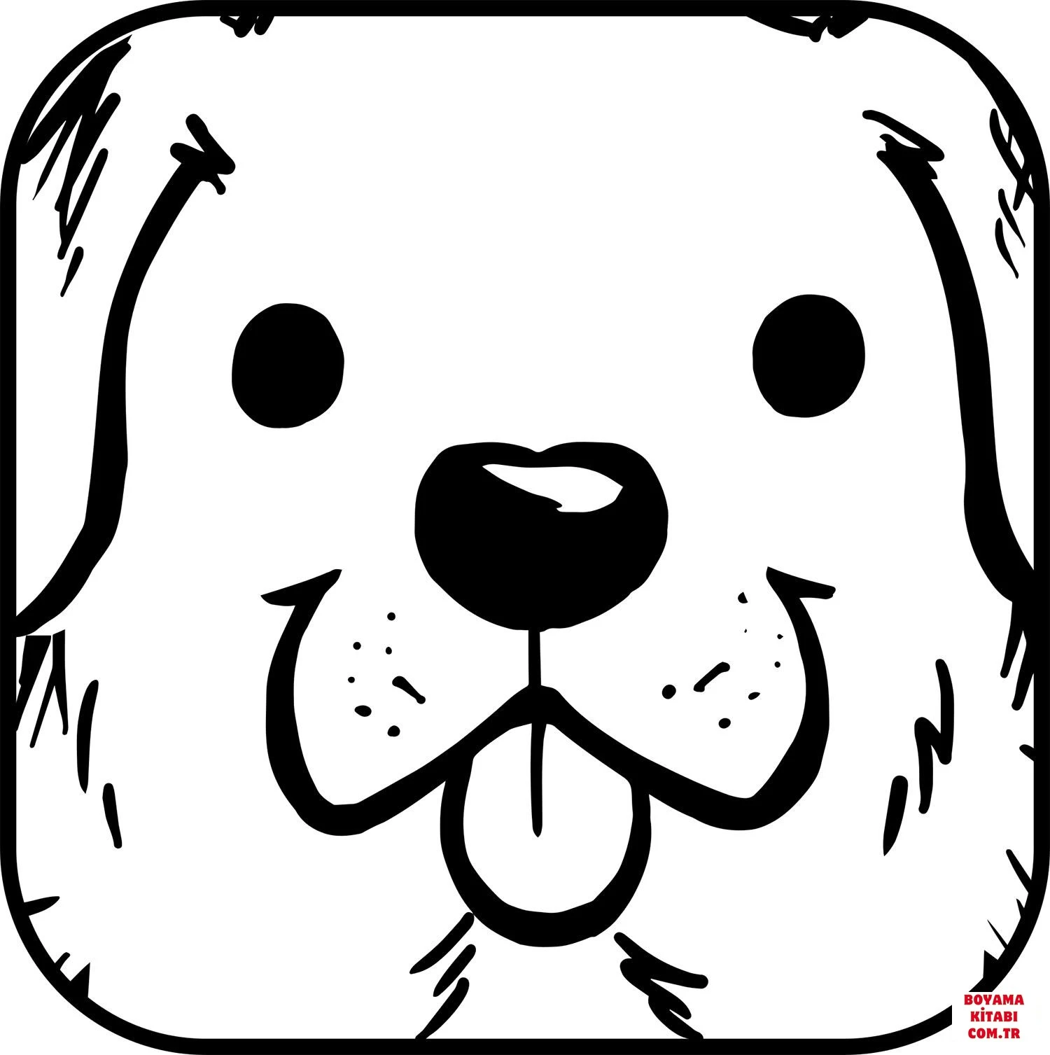 Köpek boyama sayfası #369 – sanatsal çalışma, aile ile vakit geçirme