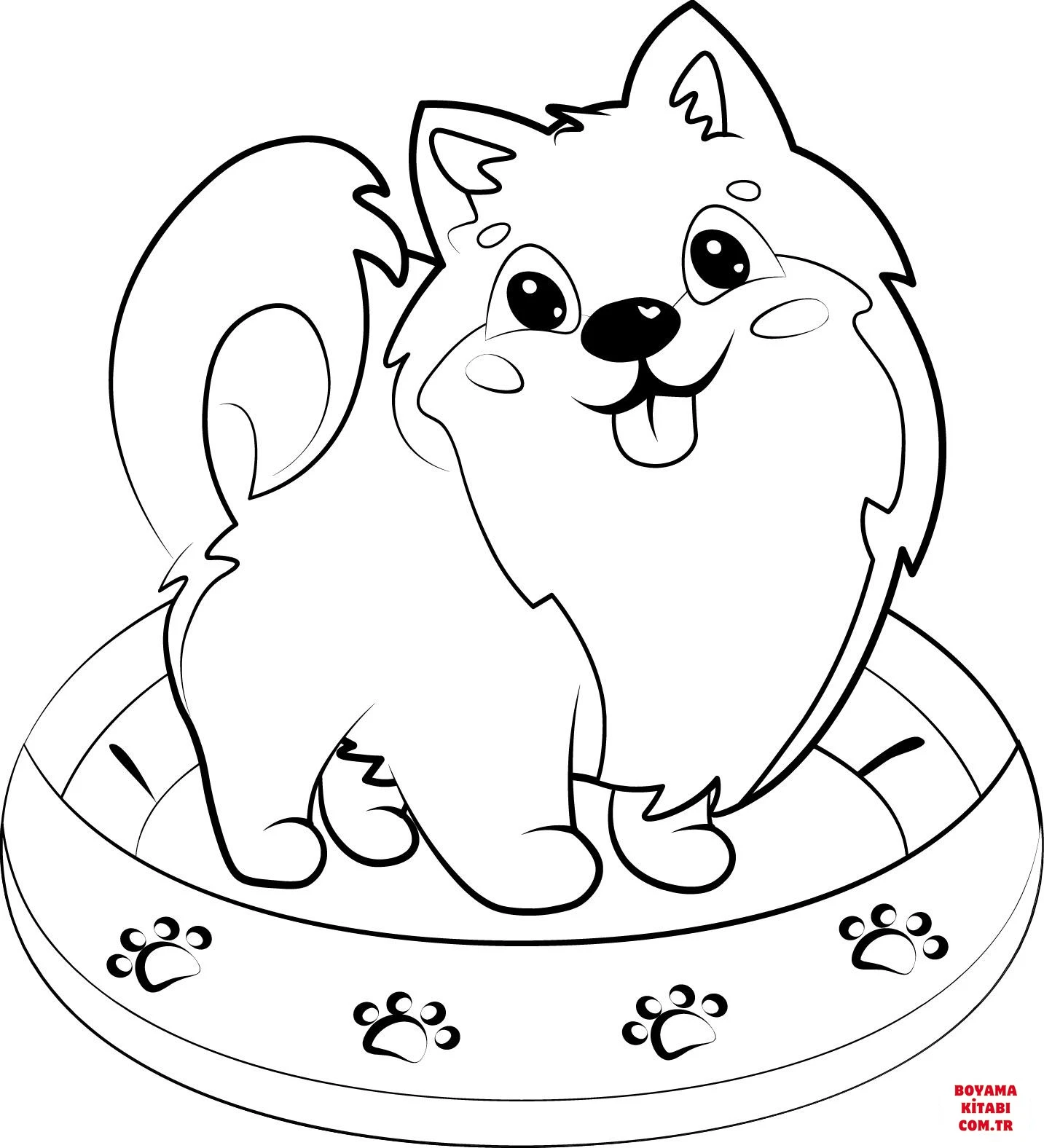 Köpek boyama sayfası #426 – kolay indirilebilir, eğlenceli öğrenme deneyimi