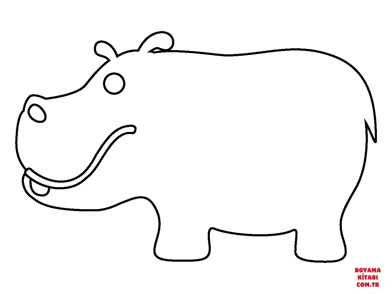 Hipopotam Boyama