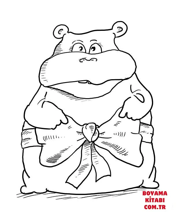 Hipopotam Boyama