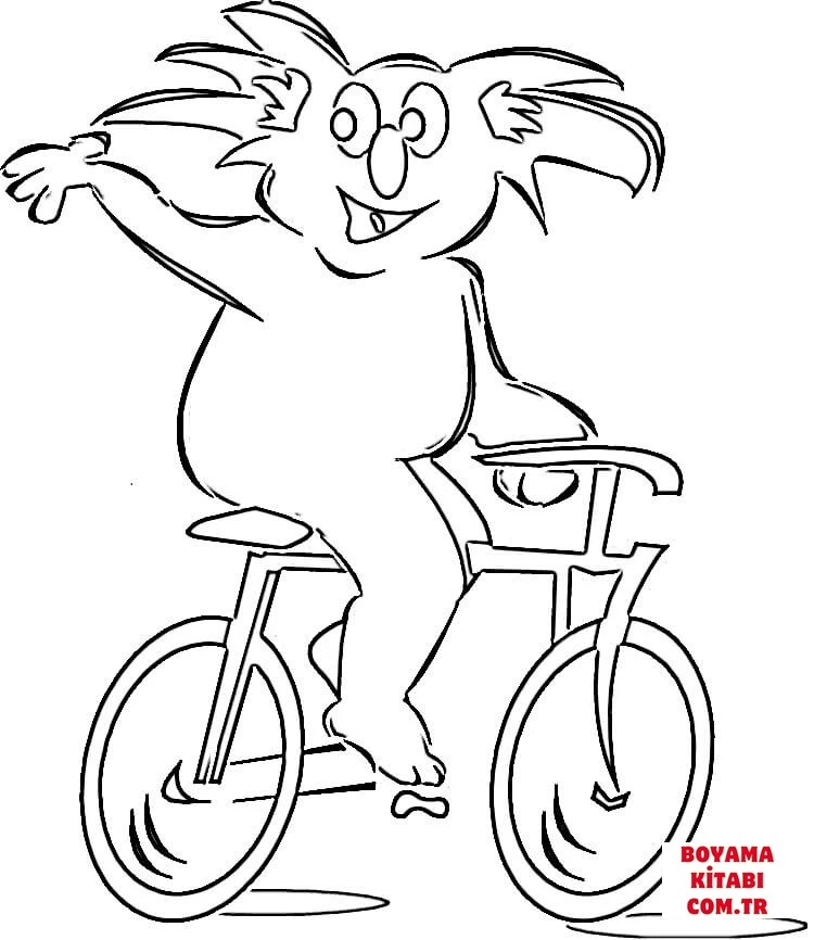 Koala boyama sayfası – keyifli zaman, renkli çizimler