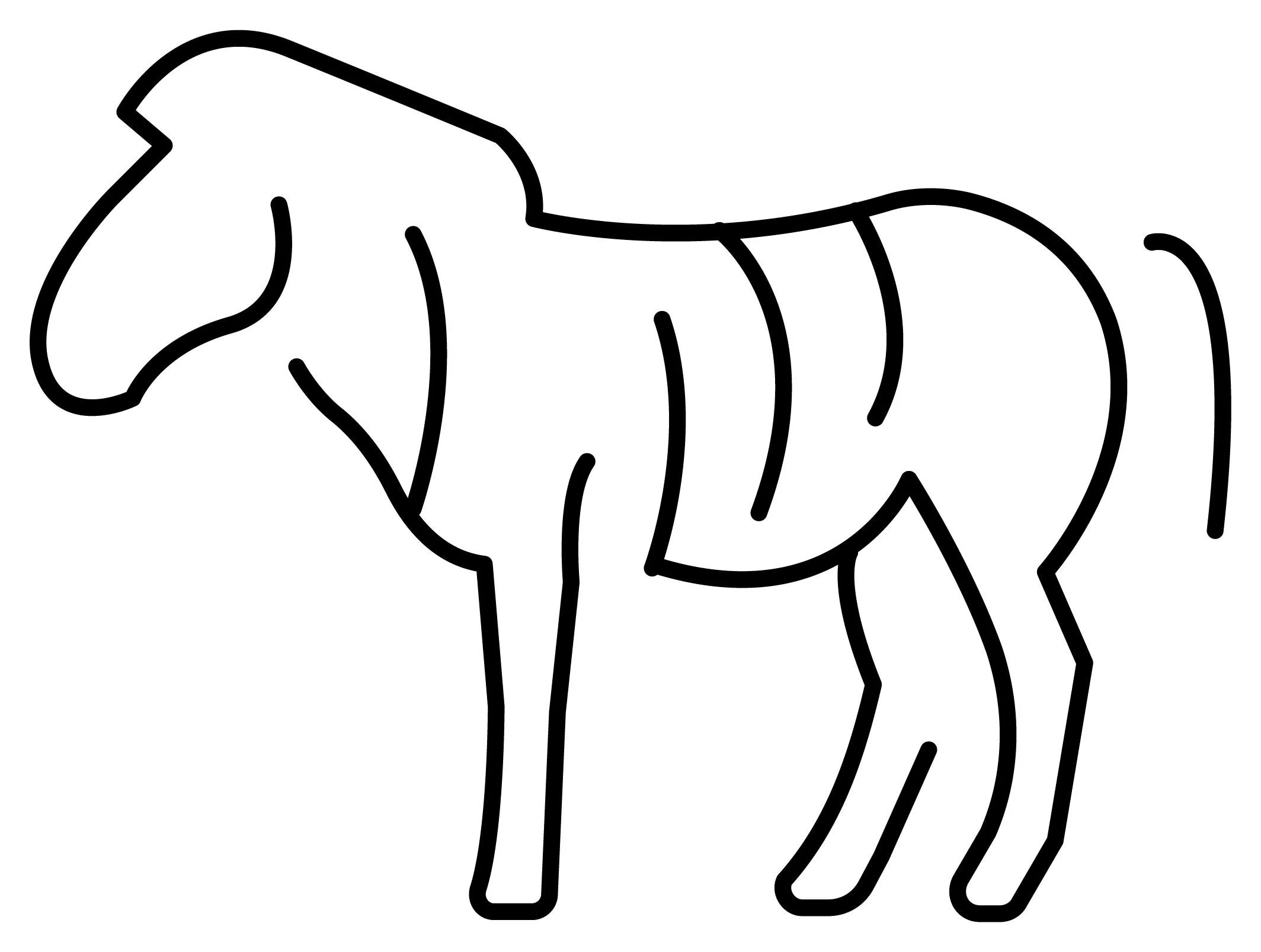 Zebra boyama sayfası – boyama çalışması, yaratıcılığı geliştirir