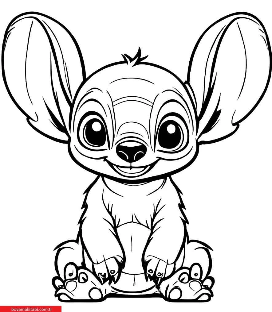 Lilo and Stitch boyama sayfası #4 – yaratıcılık, doğum günü partisi aktivitesi