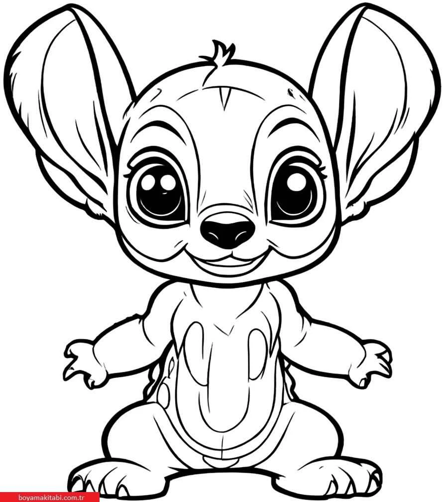 Lilo and Stitch boyama sayfası #5 – boyama çalışması, sınıf etkinliği