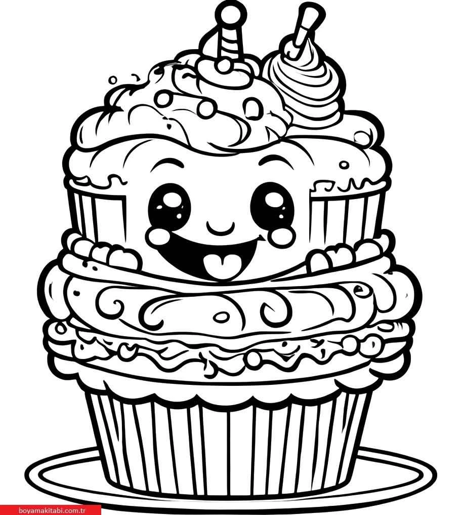 Shopkins boyama sayfası – kolay boyama, eğitici aktivite