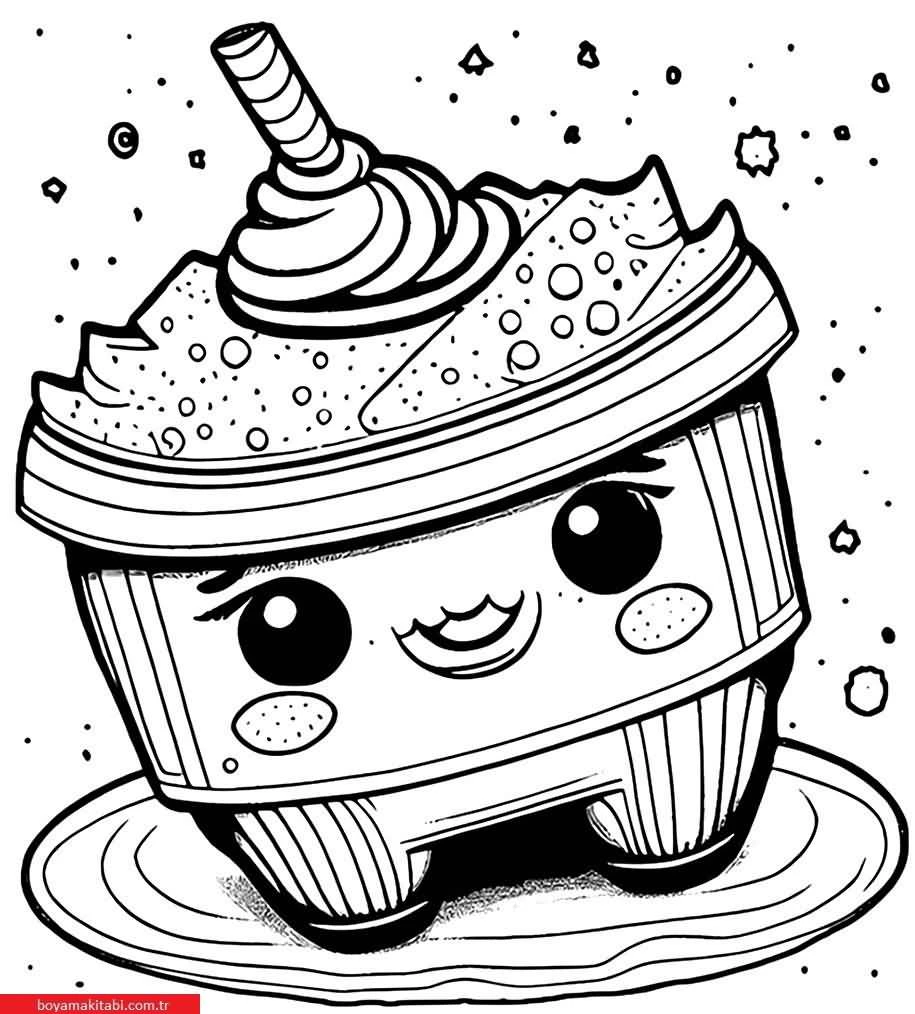 Shopkins boyama sayfası – boyama etkinliği, çocuk aktivitesi