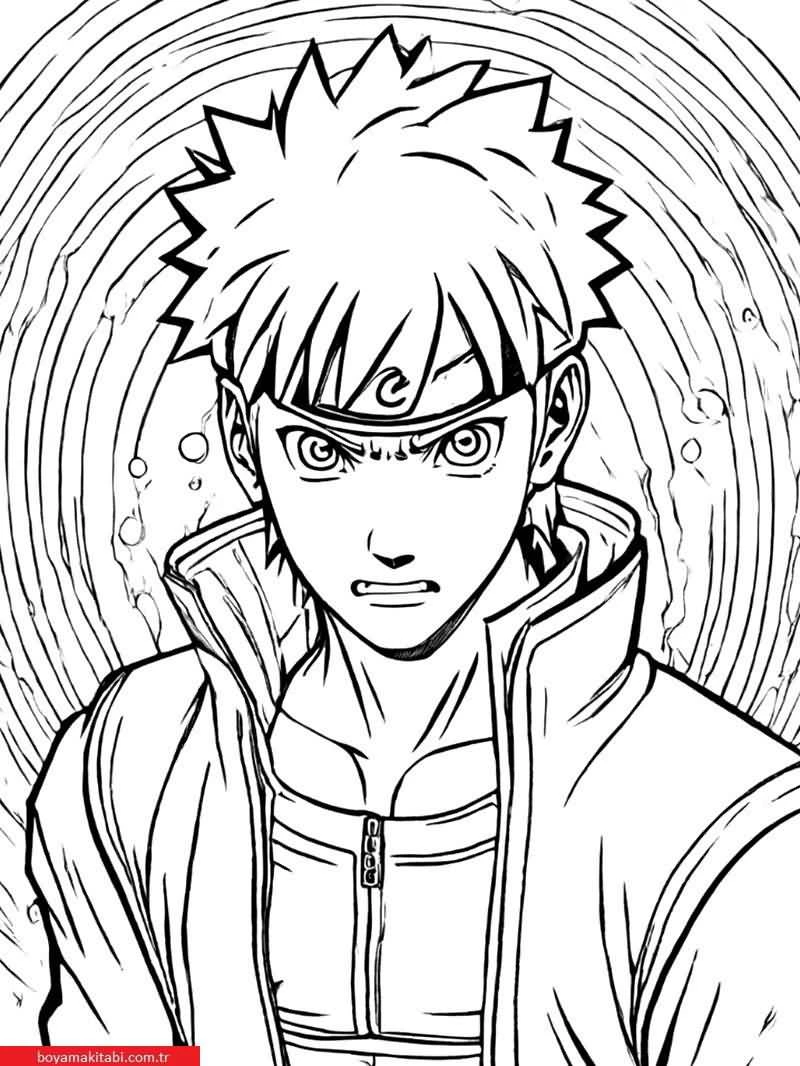Anime boyama sayfası – el becerilerini geliştirir, boyama çalışması