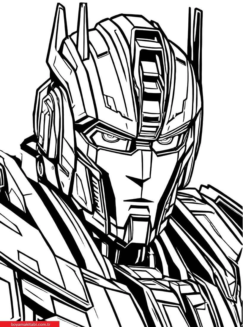 Transformers boyama sayfası #5 – yaz tatili etkinliği, sabır ve özgüven kazandırır