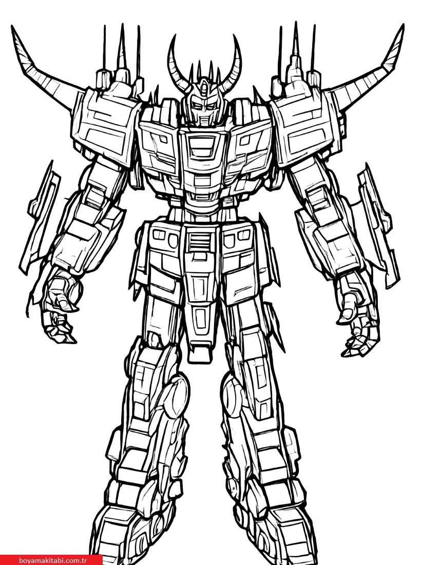 Transformers boyama sayfası #14 – kolay indirilebilir, eğlenceli öğrenme deneyimi