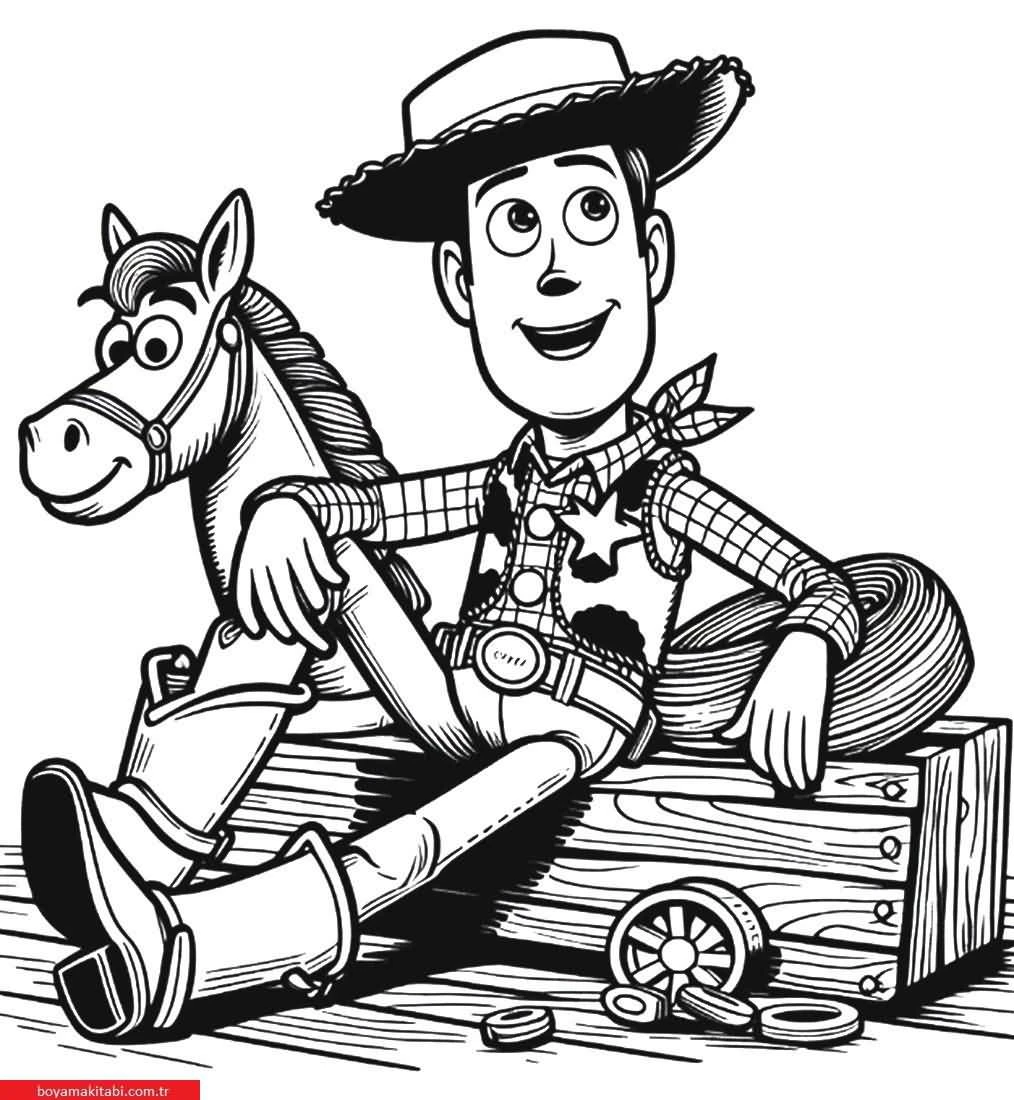 Toy Story boyama sayfası – ücretsiz yazdır, boyama etkinliği