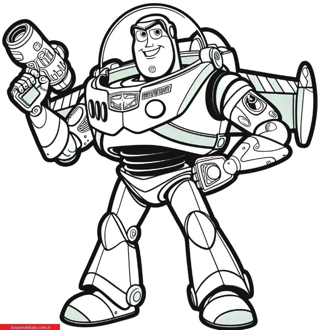 Toy Story boyama sayfası – PDF indir, sevimli karakter