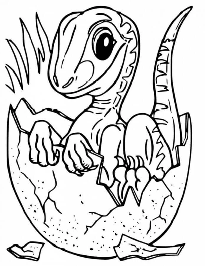 Dinozor boyama sayfası – keyifli zaman, renkli çizimler