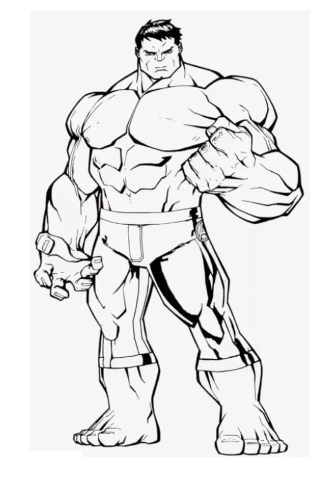Avengers (Yenilmezler) boyama sayfası – çocuk aktivitesi, PDF indir