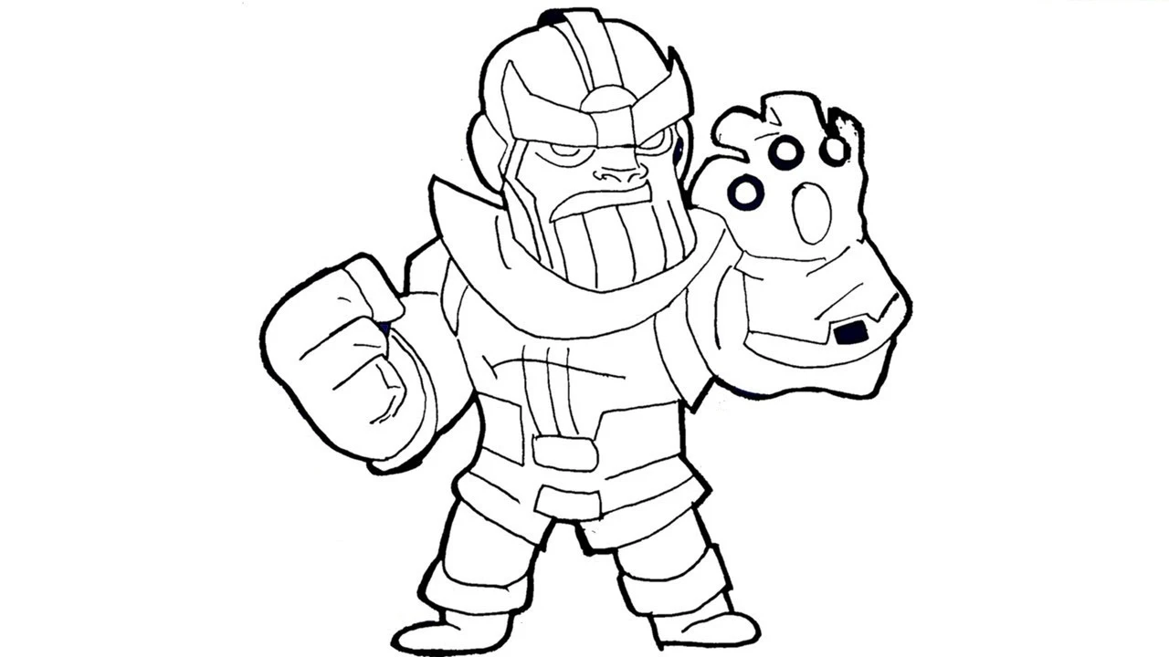 Thanos boyama sayfası #14 – ücretsiz yazdır, boyama etkinliği