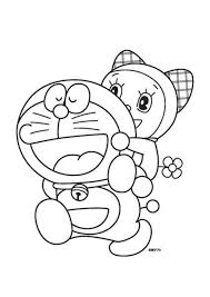 Doraemon boyama sayfası – eğlenceli etkinlik, el becerilerini geliştirir