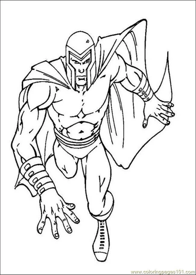 X-Men boyama sayfası – sanatsal çalışma, çocuklar için