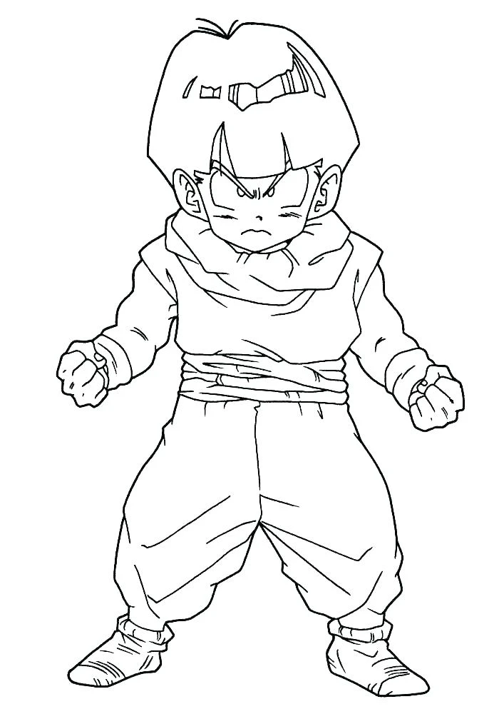 Dragon Ball boyama sayfası – eğitici aktivite, yaratıcılık