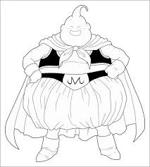 Dragon Ball Z boyama sayfası – kolay boyama, eğitici aktivite