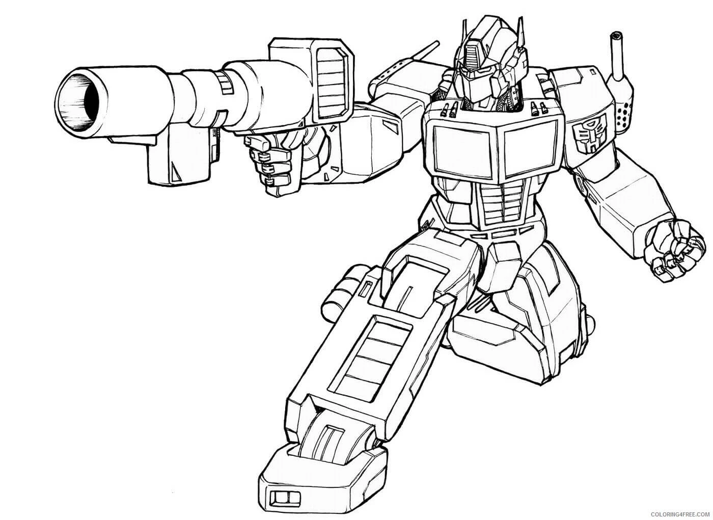 Transformers boyama sayfası #37 – günlük etkinlik önerisi, kolay boyama