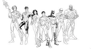 Adalet Birliği (Justice League) Boyama