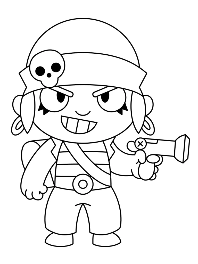 Brawl Stars boyama sayfası – okul öncesi, evde etkinlik