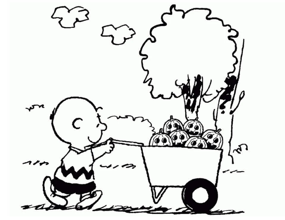 Charlie Kahverengi boyama sayfası – keyifli zaman, renkli çizimler