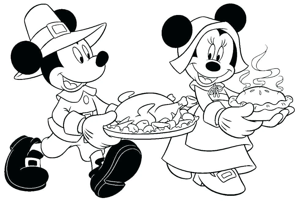 Mickey Mouse (Miki Fare) boyama sayfası – el becerilerini geliştirir, boyama çalışması