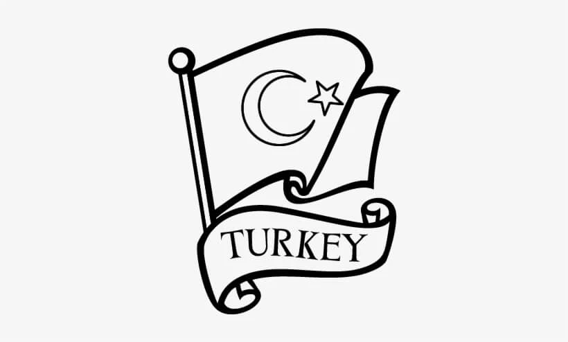 Türk Bayrağı boyama sayfası #4 – doğum günü partisi aktivitesi, ekran süresine alternatif