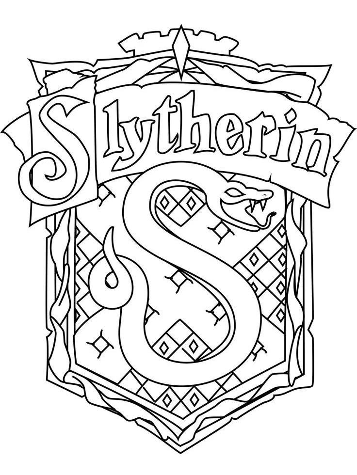 Harry Potter boyama sayfası – yaratıcılığı geliştirir, keyifli zaman