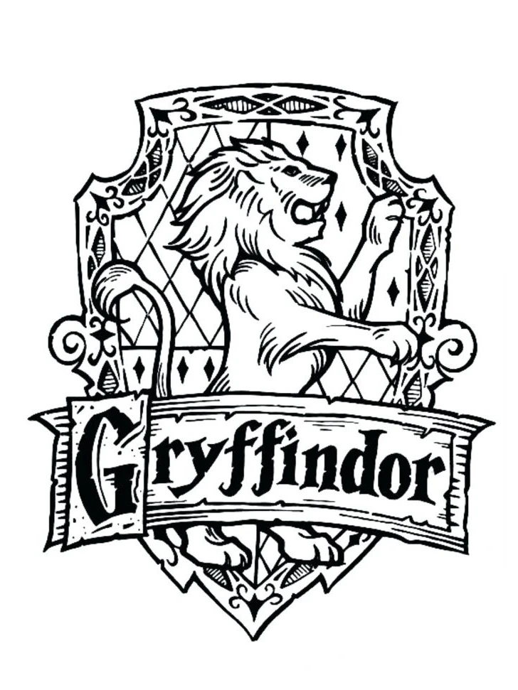Harry Potter boyama sayfası – okul öncesi, evde etkinlik