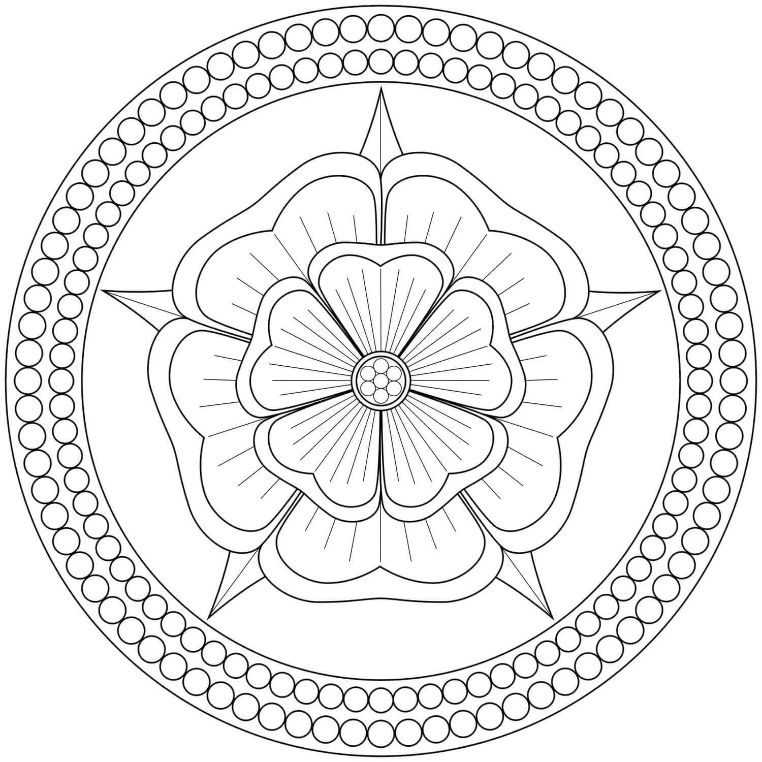 Daire boyama sayfası – ücretsiz yazdır, boyama etkinliği