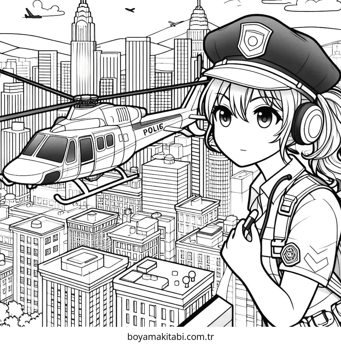 Helikopter boyama sayfası – ücretsiz yazdır, boyama etkinliği