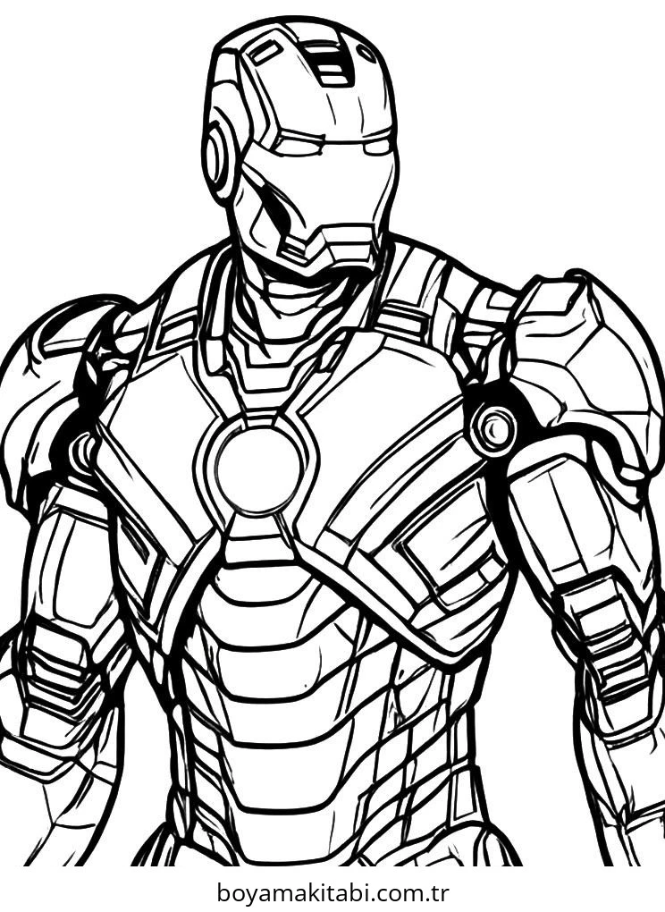 Iron Man Boyama