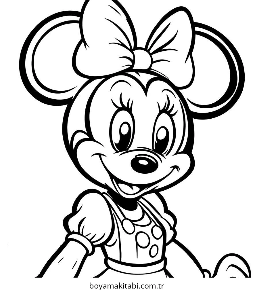 Mickey Mouse (Miki Fare) boyama sayfası – evde etkinlik, ücretsiz yazdır