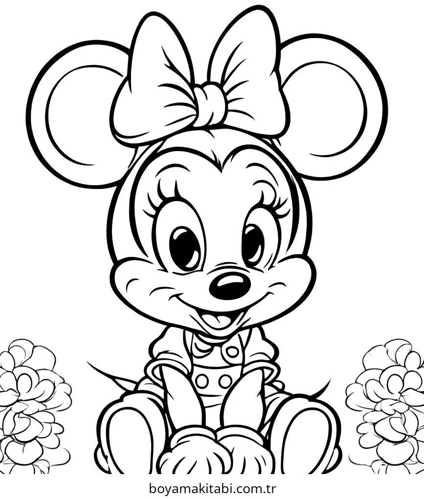 Minnie Mouse Boyama
