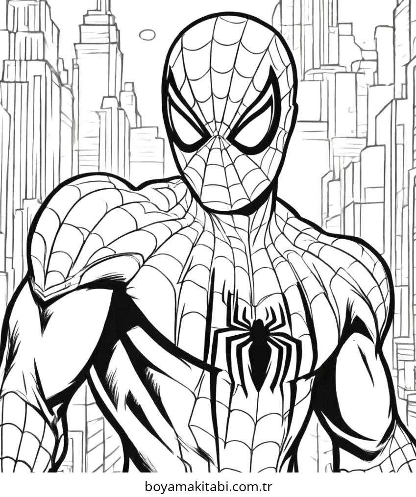 Spiderman Boyama