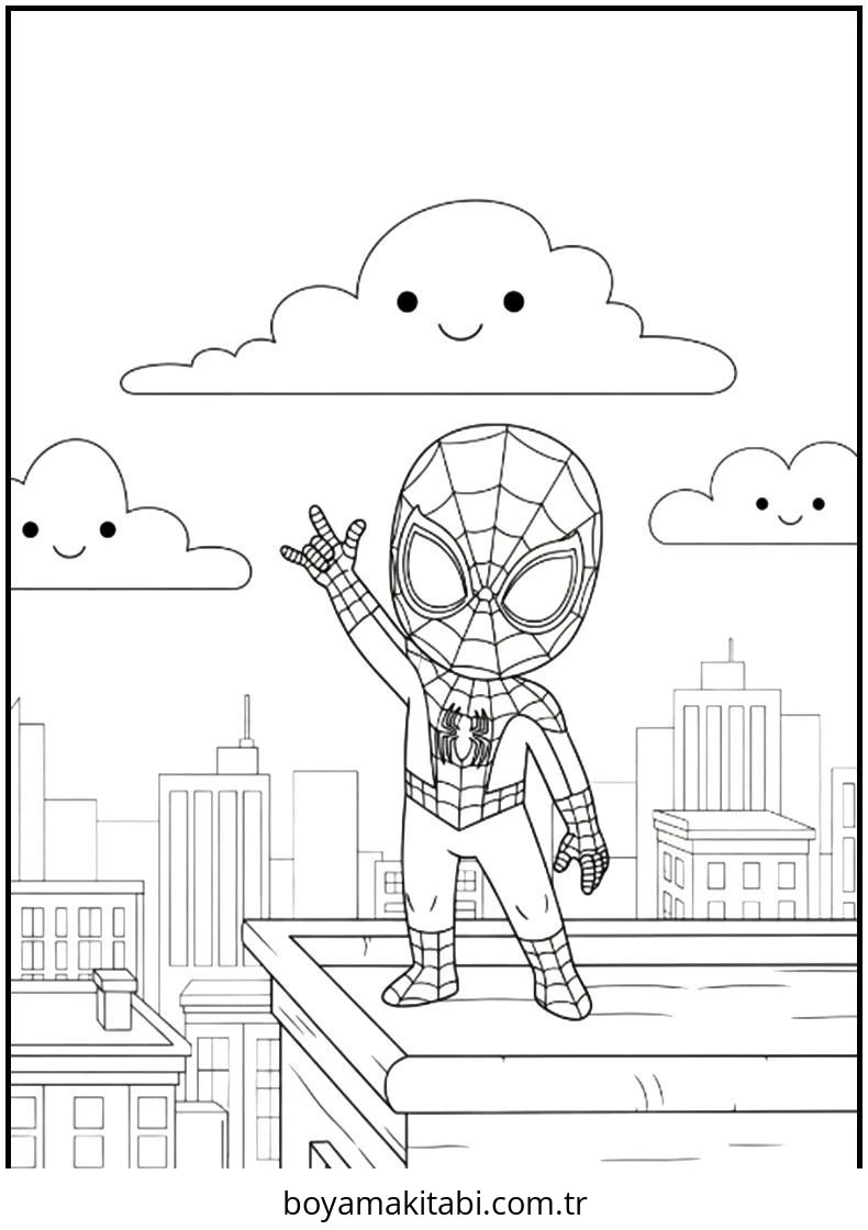 Spiderman Boyama